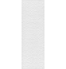 60172 Бьянка белый глянцевый чип 20x60x0,9 керамическая плитка