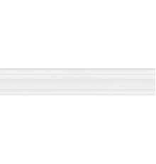 BLF027R Багет Беллони белый матовый обрезной 40x7,3x2,7 бордюр