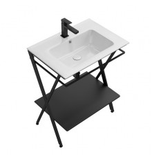 PIA.N.65/BLK Металлическая структура PIANO Next напольная 65, черная матовая